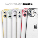 White and Black Marble Surface - Protective Skin Wrap & Decal – Compatible with iPhone SE to iPhone 17 Pro Max (All Models)