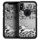 White and Black Real Leopard Print - Skin Kit for the iPhone OtterBox Cases
