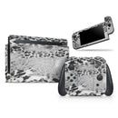 White and Black Real Leopard Print // Skin Decal Wrap Kit for Nintendo Switch Console & Dock, Joy-Cons, Pro Controller, Lite, 3DS XL, 2DS XL, DSi, or Wii - Vinyl Skin Wrap for Nintendo Switch 2, OLED, Lite, Pro Controller, Wii & Classic Handhelds