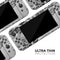 White and Black Real Leopard Print // Skin Decal Wrap Kit for Nintendo Switch Console & Dock, Joy-Cons, Pro Controller, Lite, 3DS XL, 2DS XL, DSi, or Wii