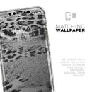 White and Black Real Leopard Print - Protective Skin Wrap & Decal – Compatible with iPhone SE to iPhone 17 Pro Max (All Models)
