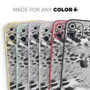 White and Black Real Leopard Print - Protective Skin Wrap & Decal – Compatible with iPhone SE to iPhone 17 Pro Max (All Models)