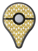 White and Gold Foil Hearts v11 Pokémon GO Plus Vinyl Protective Decal Skin Kit