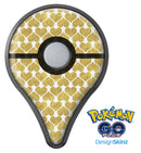 White and Gold Foil Hearts v11 Pokémon GO Plus Vinyl Protective Decal Skin Kit