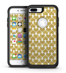 White and Gold Foil Hearts v11 - iPhone 7 or 7 Plus Commuter Case Skin Kit