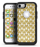 White and Gold Foil Hearts v11 - iPhone 7 or 7 Plus Commuter Case Skin Kit