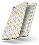 White and Gold Foil Hearts v13 - Skin-kit for the iPhone 8 or 8 Plus