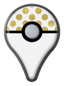 White and Gold Foil Polka v10 Pokémon GO Plus Vinyl Protective Decal Skin Kit