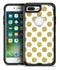 White and Gold Foil Polka v10 - iPhone 7 Plus/8 Plus OtterBox Case & Skin Kits
