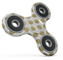 White and Gold Foil Polka v10 Full-Body Fidget Spinner Skin-Kit