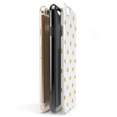 White and Gold Foil Polka v12 iPhone 6/6s or 6/6s Plus 2-Piece Hybrid INK-Fuzed Case
