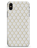 White and Gold Foil v1 - iPhone X Clipit Case