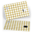 White and Gold Foil v2 - Premium Protective Decal Skin-Kit for the Apple Credit Card