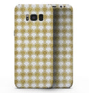 White and Gold Foil v2 - Samsung Galaxy S8 Full-Body Skin Kit