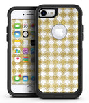 White and Gold Foil v2 - iPhone 7 or 7 Plus Commuter Case Skin Kit