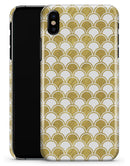 White and Gold Foil v2 - iPhone X Clipit Case