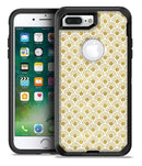 White and Gold Foil v3 - iPhone 7 Plus/8 Plus OtterBox Case & Skin Kits