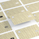 White and Gold Foil v3 - Premium Protective Decal Skin-Kit for the Apple Credit Card