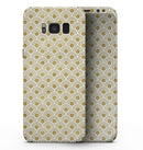 White and Gold Foil v3 - Samsung Galaxy S8 Full-Body Skin Kit