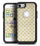White and Gold Foil v3 - iPhone 7 or 7 Plus Commuter Case Skin Kit