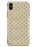 White and Gold Foil v3 - iPhone X Clipit Case