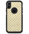 White and Gold Foil v3 - iPhone X OtterBox Case & Skin Kits
