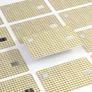 White and Gold Foil v4 - Premium Protective Decal Skin-Kit for the Apple Credit Card