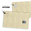 White and Gold Foil v4 - Premium Protective Decal Skin-Kit for the Apple Credit Card