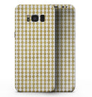 White and Gold Foil v4 - Samsung Galaxy S8 Full-Body Skin Kit