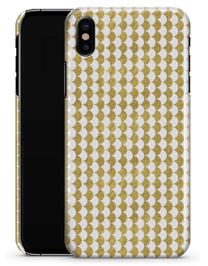 White and Gold Foil v4 - iPhone X Clipit Case – DesignSkinz