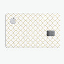 White and Gold Foil v5 - Premium Protective Decal Skin-Kit for the Apple Credit Card