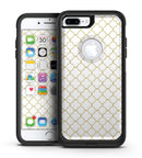 White and Gold Foil v5 - iPhone 7 or 7 Plus Commuter Case Skin Kit