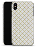 White and Gold Foil v5 - iPhone X Clipit Case