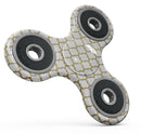 White and Gold Foil v6 Full-Body Fidget Spinner Skin-Kit