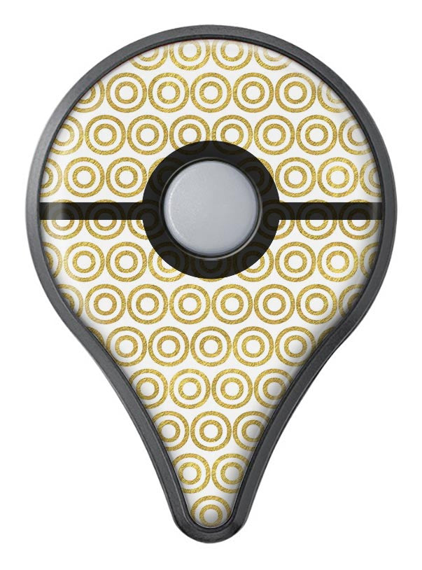 White and Gold Foil v7 Pokémon GO Plus Vinyl Protective Decal Skin Kit