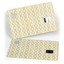 White and Gold Foil v7 - Premium Protective Decal Skin-Kit for the Apple Credit Card