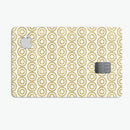 White and Gold Foil v7 - Premium Protective Decal Skin-Kit for the Apple Credit Card