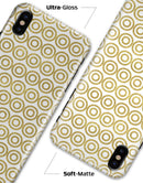 White and Gold Foil v7 - iPhone X Clipit Case