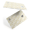 White and Gold Foil v8 - Premium Protective Decal Skin-Kit for the Apple Credit Card