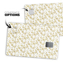 White and Gold Foil v8 - Premium Protective Decal Skin-Kit for the Apple Credit Card