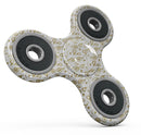 White and Gold Foil v8 Full-Body Fidget Spinner Skin-Kit