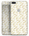 White and Gold Foil v8 - Skin-kit for the iPhone 8 or 8 Plus