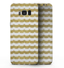 White and Gold Foil v9 - Samsung Galaxy S8 Full-Body Skin Kit
