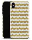 White and Gold Foil v9 - iPhone X Clipit Case