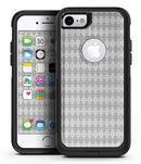 White and Gray Diamond Board Pattern - iPhone 7 or 7 Plus Commuter Case Skin Kit