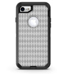 White and Gray Diamond Board Pattern - iPhone 7 or 8 OtterBox Case & Skin Kits