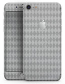 White and Gray Diamond Board Pattern - Skin-kit for the iPhone 8 or 8 Plus