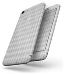 White and Gray Diamond Board Pattern - Skin-kit for the iPhone 8 or 8 Plus