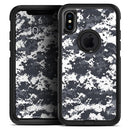 White and Gray Digital Camouflage - Skin Kit for the iPhone OtterBox Cases
