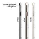 White and Gray Neutral Marble Surface iPhone 6/6s or 6/6s Plus 2-Piece Hybrid INK-Fuzed Case